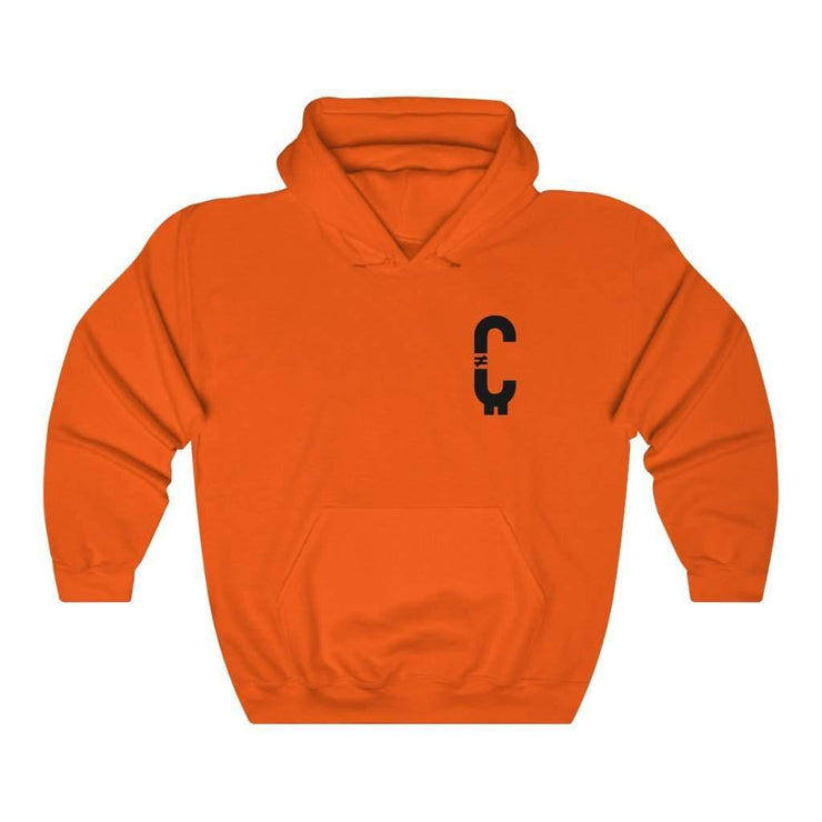 Front view of orange Clout Doesn&