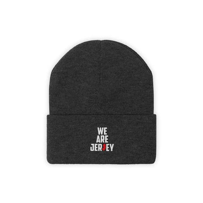 We Are Jersey Knit black Beanie.