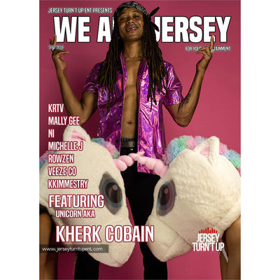 This is the print issue of the We Are Jersey Magazine September 2018 Issue featuring Kherk Cobain.