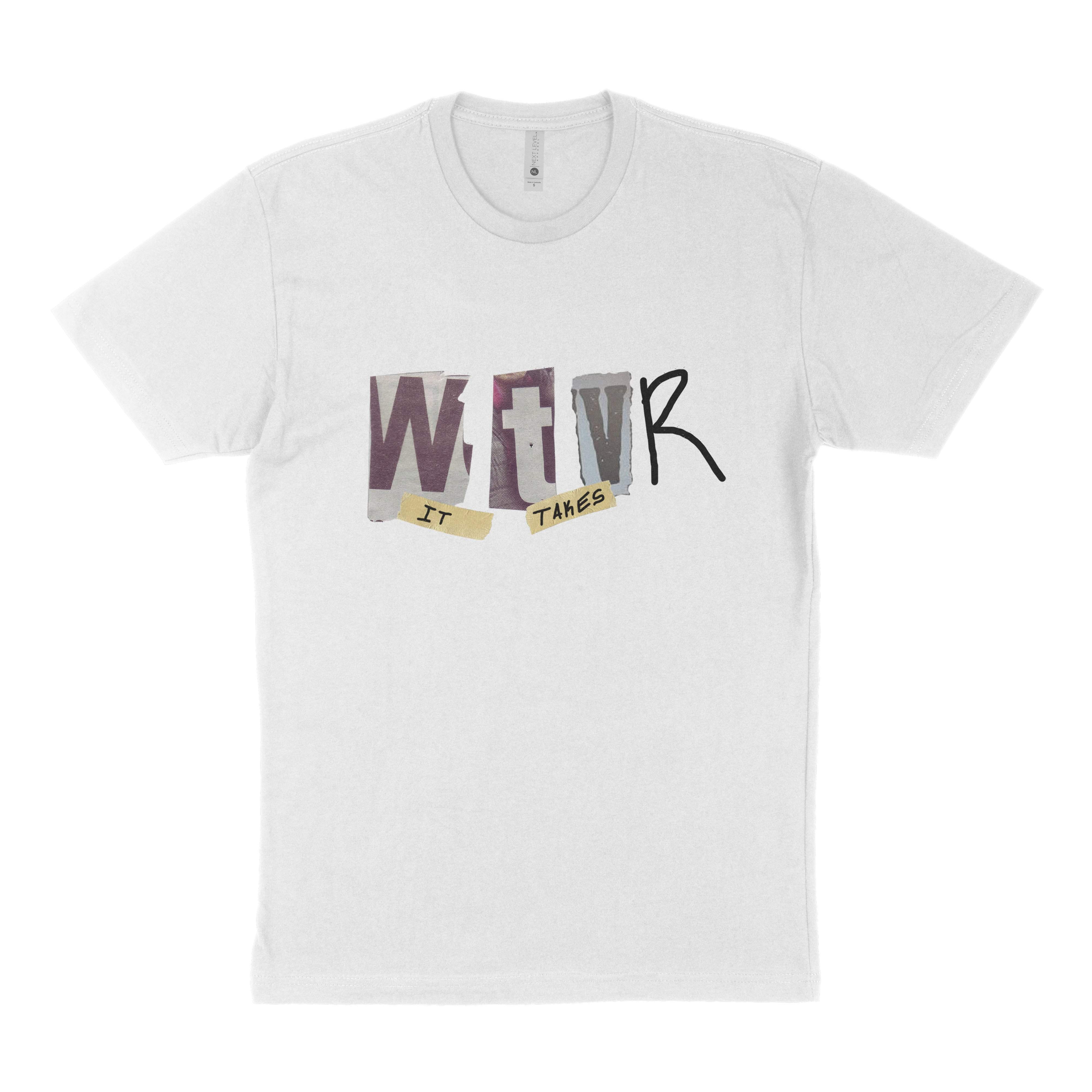 WTP Means Everyone Rainbow Bar Long Sleeve White T-shirt · We the