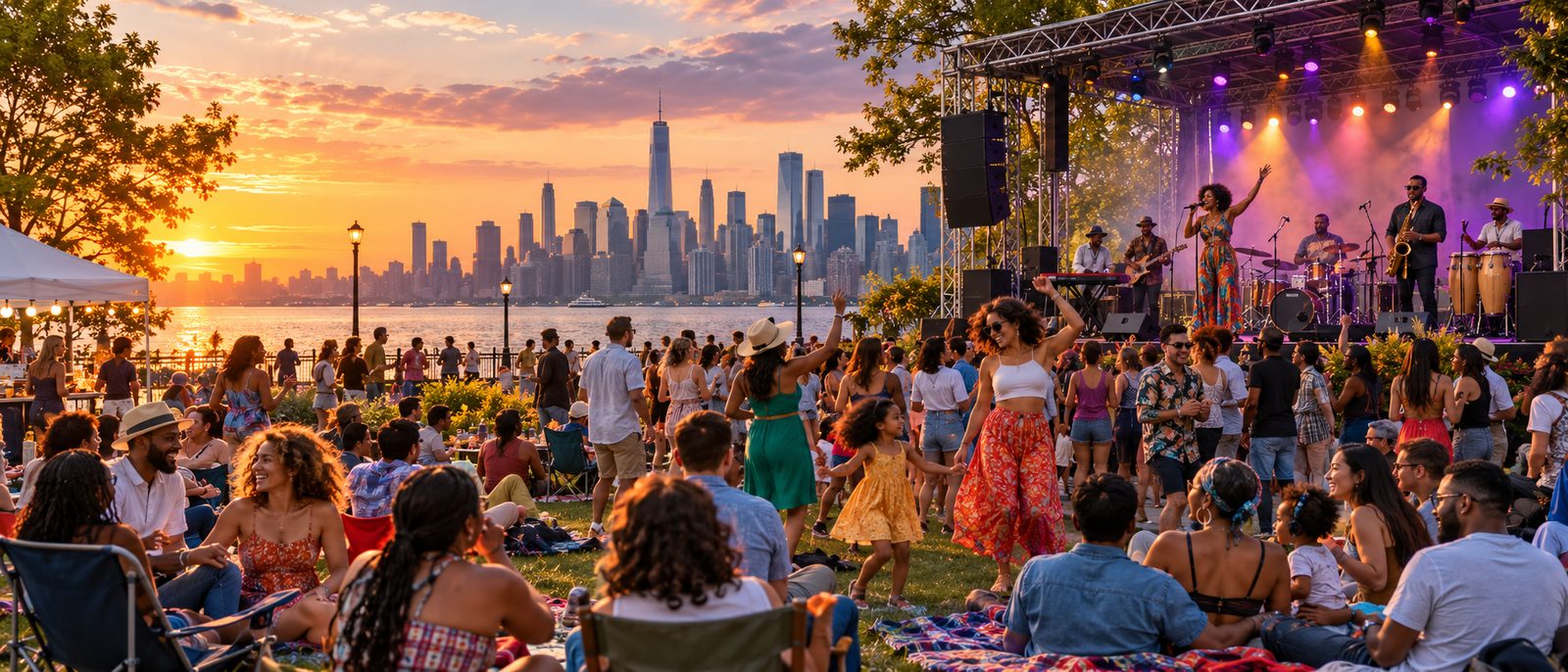 Jersey City SummerFest 2026 Your Complete Guide to the Citys Free Outdoor Concer representing New Jersey's rich musical heritage and live music scene