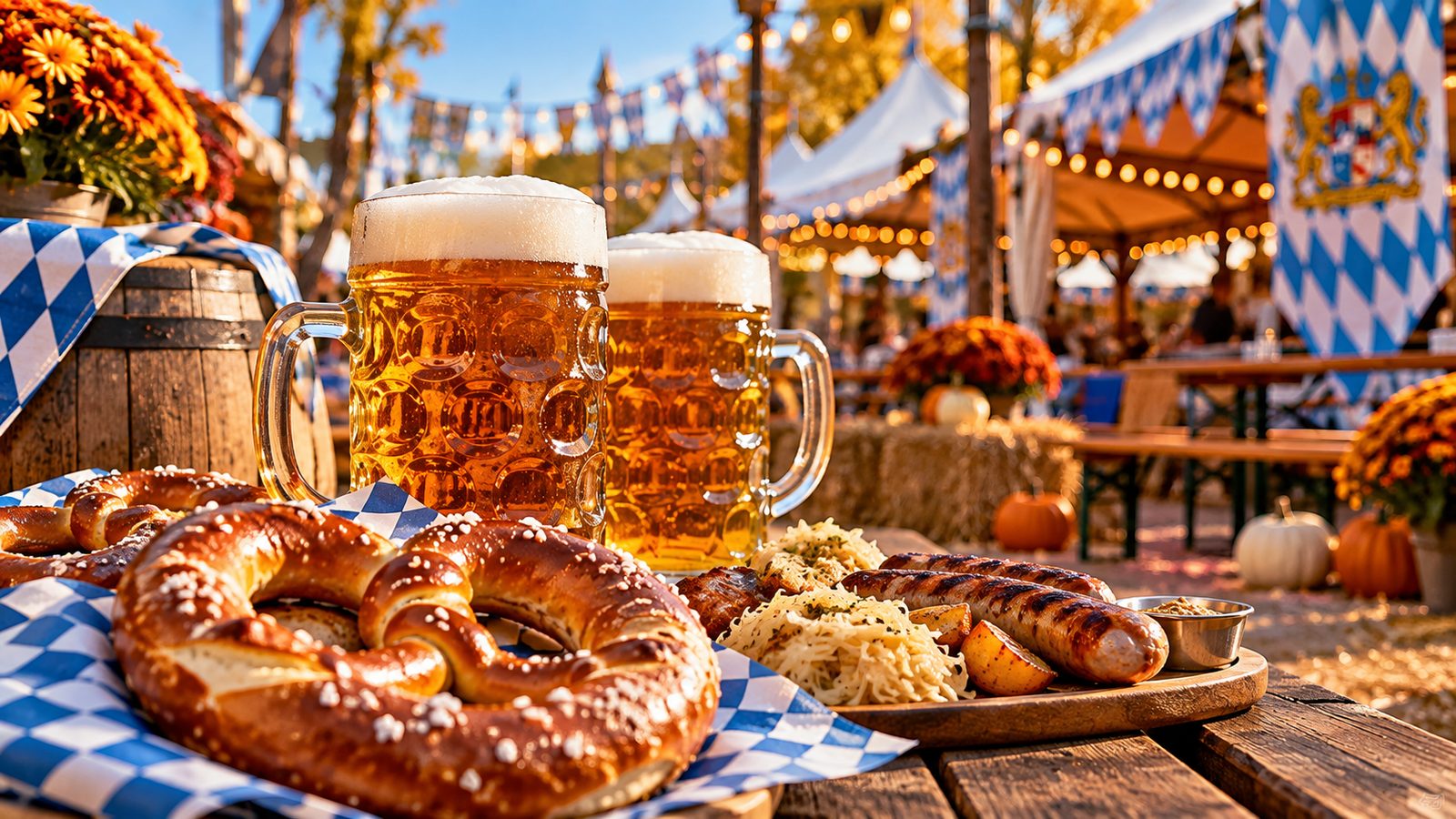 Your Guide to Oktoberfest in New Jersey representing New Jersey's vibrant food and dining culture