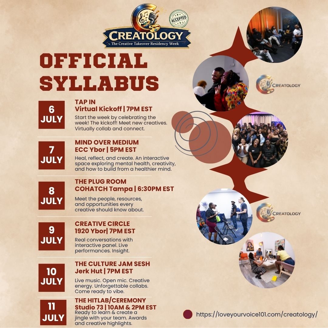 Tampas Creatology Residency Week Returns for Its 5th Year, Launching $4,000 Crea representing New Jersey's diverse and vibrant communities