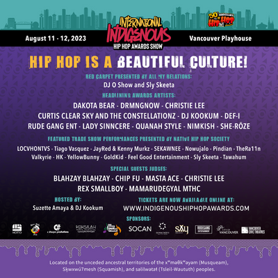 3rd Annual International Indigenous Hip Hop Awards Show 2023