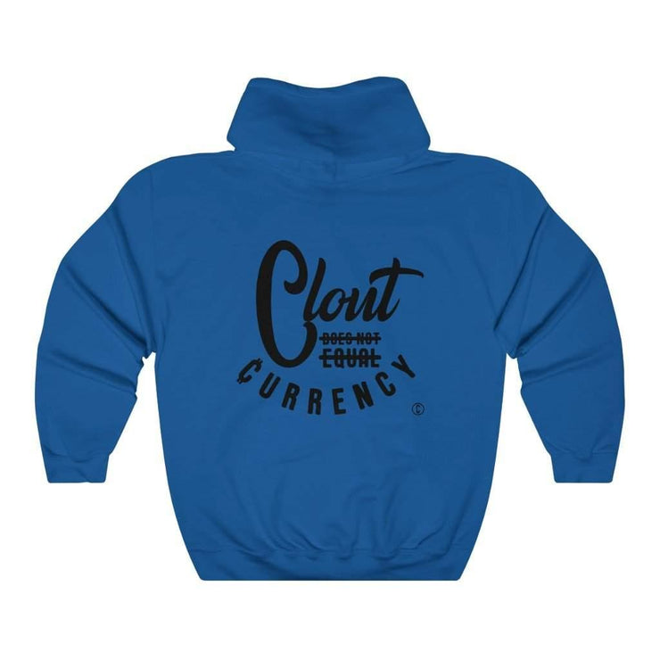 Back view of royal blue Clout Doesn&