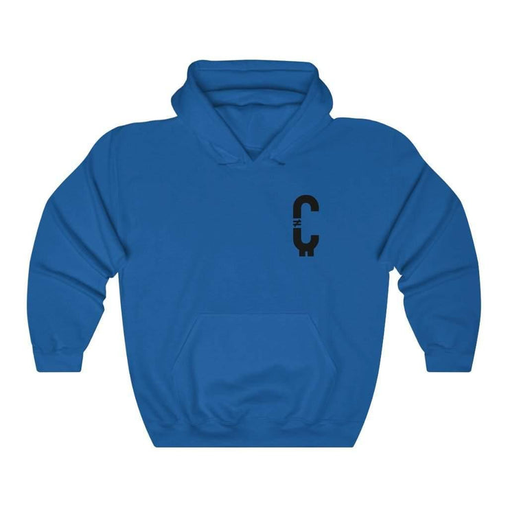 Front view of royal blue Clout Doesn&