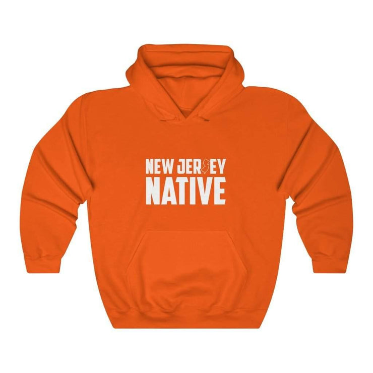 Orange New Jersey Native Sweatshirt. 