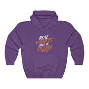 Purple Real Winners Move In Silence Sweatshirt.