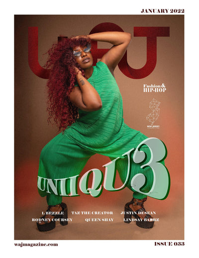 This is the physical copy of the WAJ Magazine: January 2022 featuring UNIIQU3.