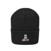 We Are Jersey Knit black Beanie.